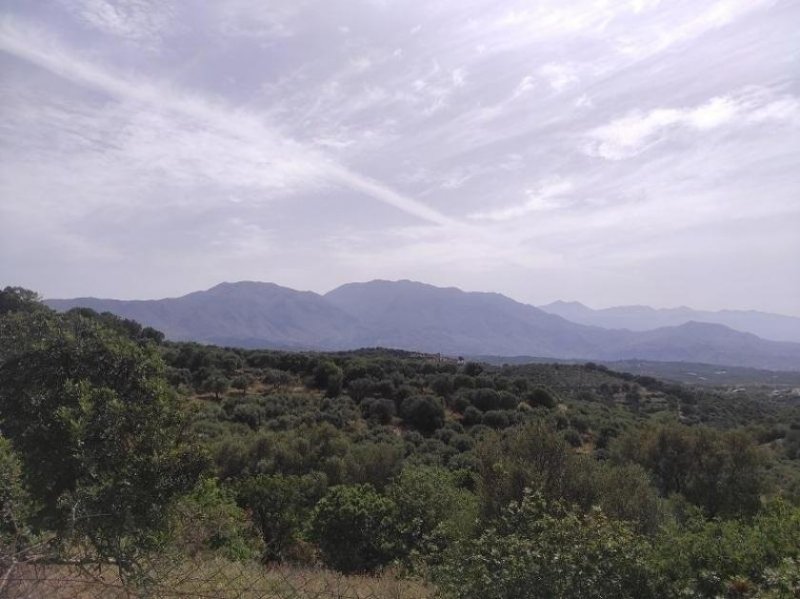 Karoti Kreta, Karoti: Grundstück mit Baugenehmigung und atemberaubendem Bergblick zu verkaufen Grundstück kaufen